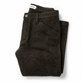 The Camp Pant in Dark Moss Wool