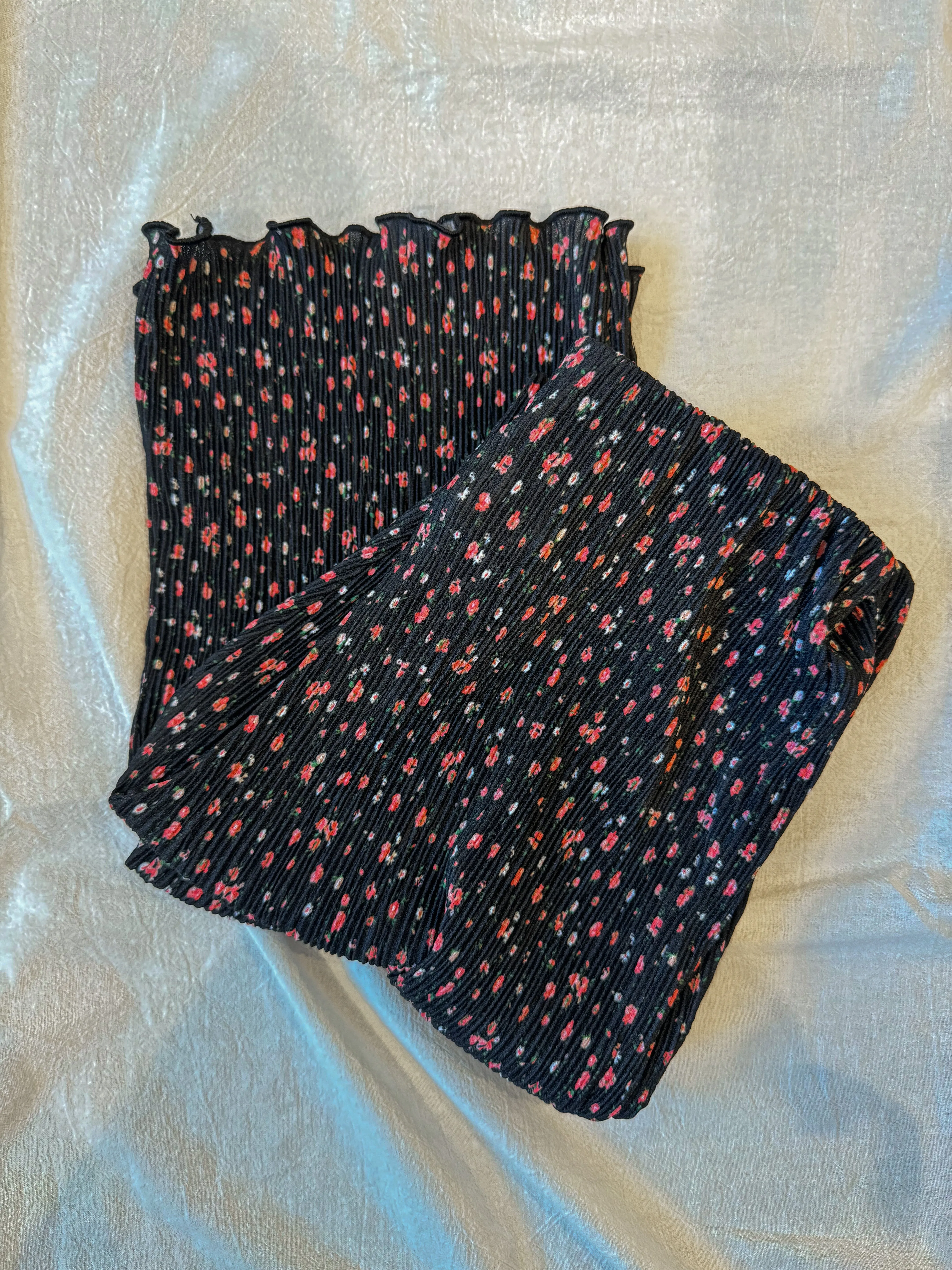 Tiny Flower Rib Pants