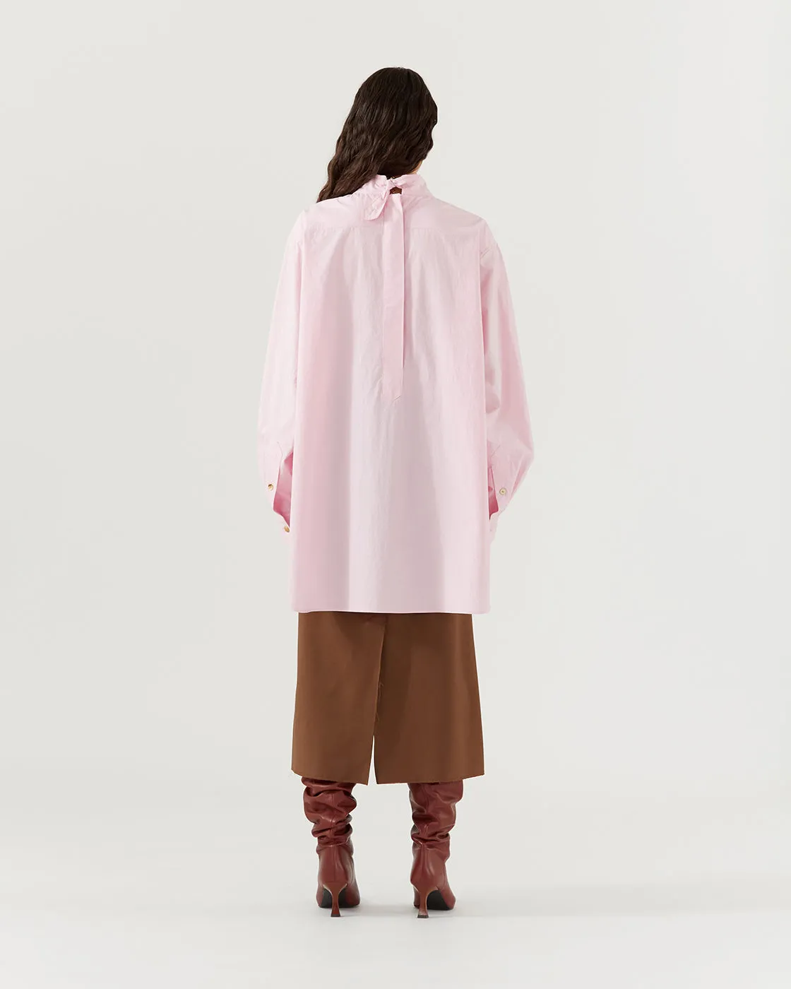 Townes Reversible Shirt Organic Cotton Rose