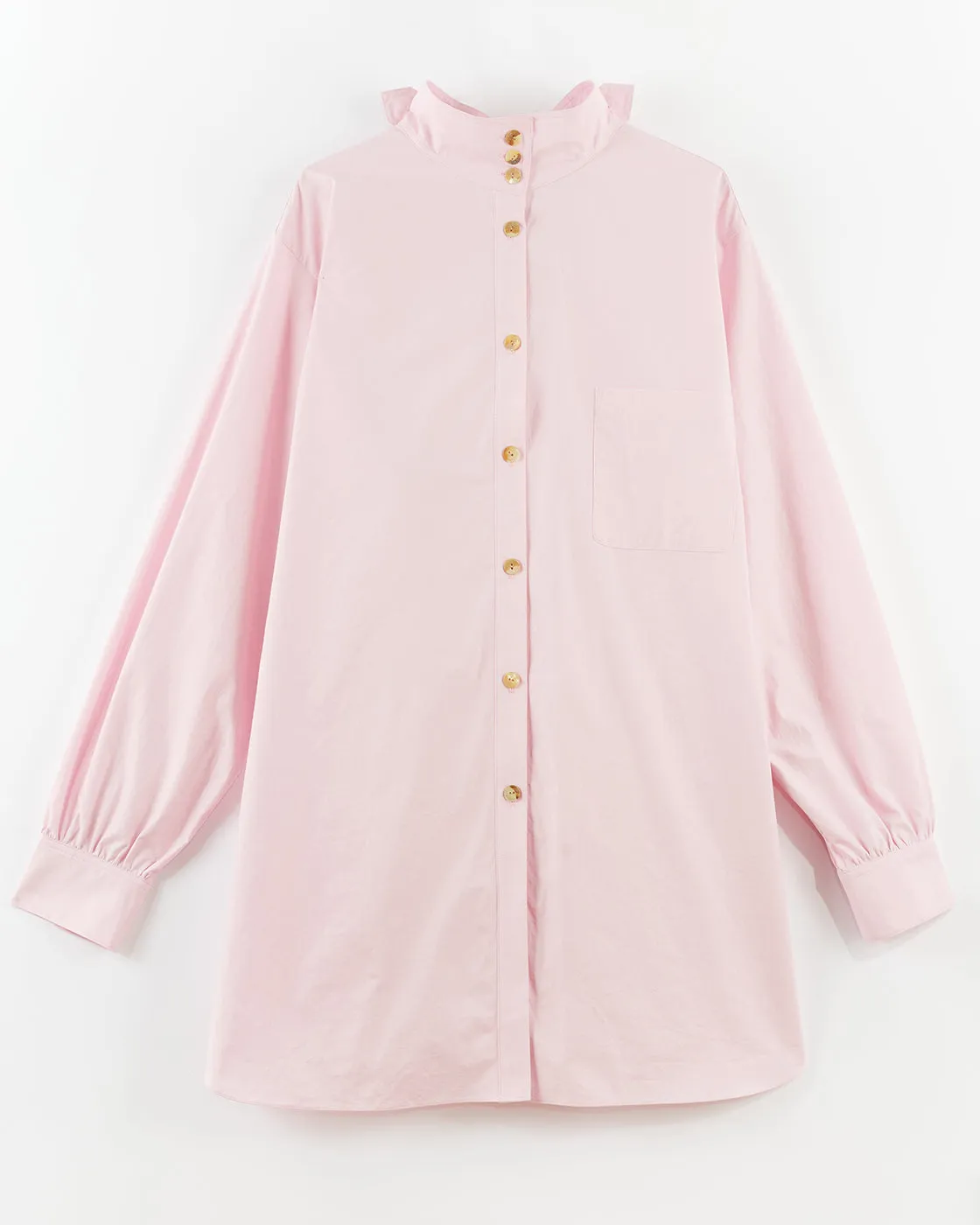 Townes Reversible Shirt Organic Cotton Rose