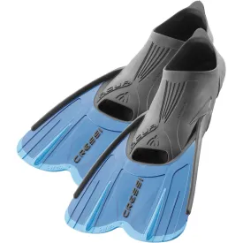 Used Cressi Agua Short Swim Full Foot Fins - 39/40