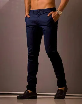 Premium Dark Navy Vanguard Stretch Chino Pant