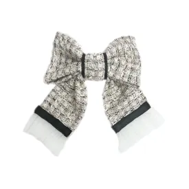 Vera Petite Tweed Bow