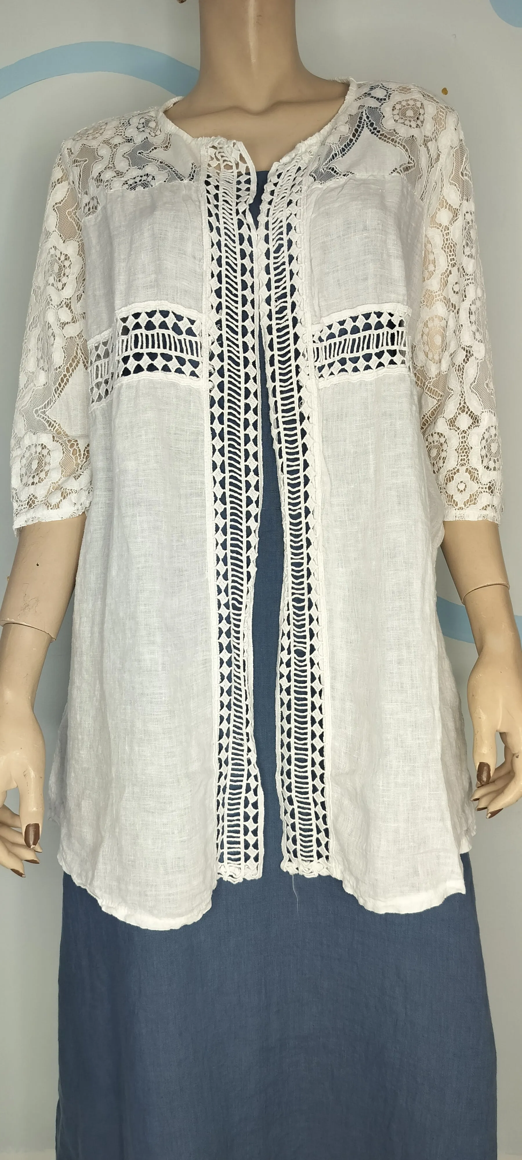 White Linen Jacket