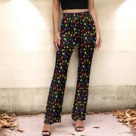 Zinnia - Polka Dots Flared Pants